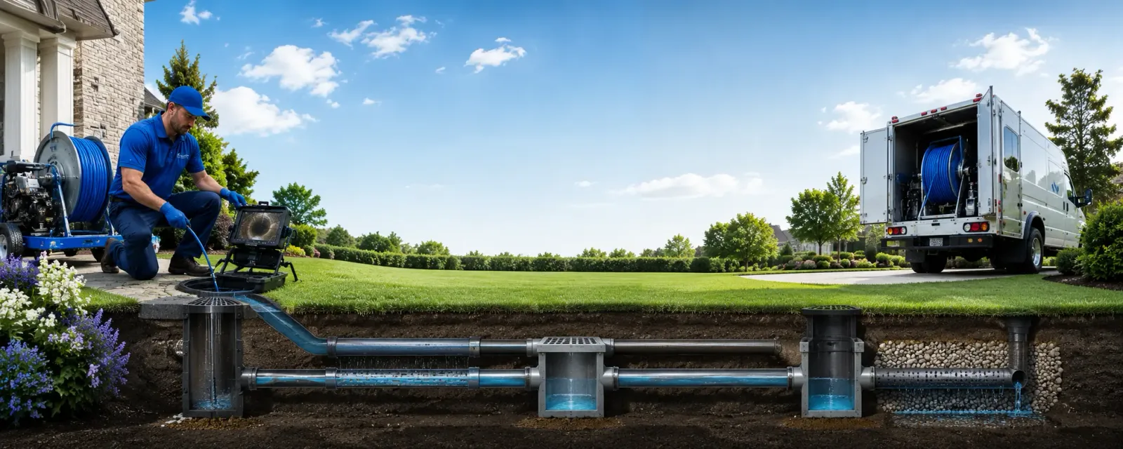 Outdoor drain cleaning information for Laura, IL