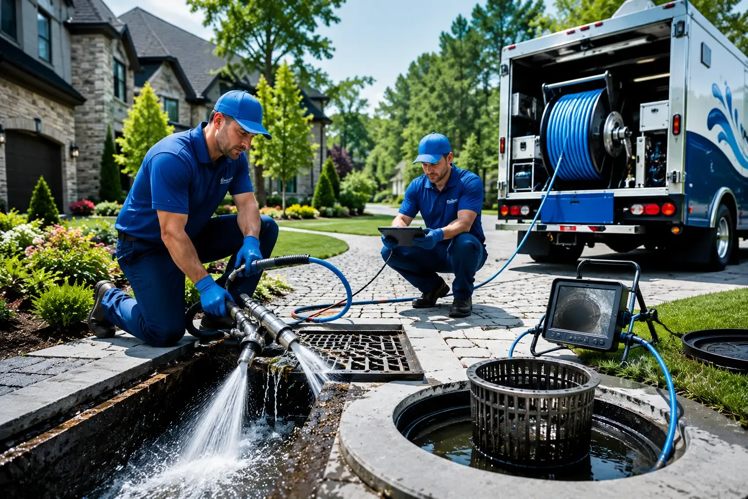 Local outdoor drain cleaning professionals in Laura, IL